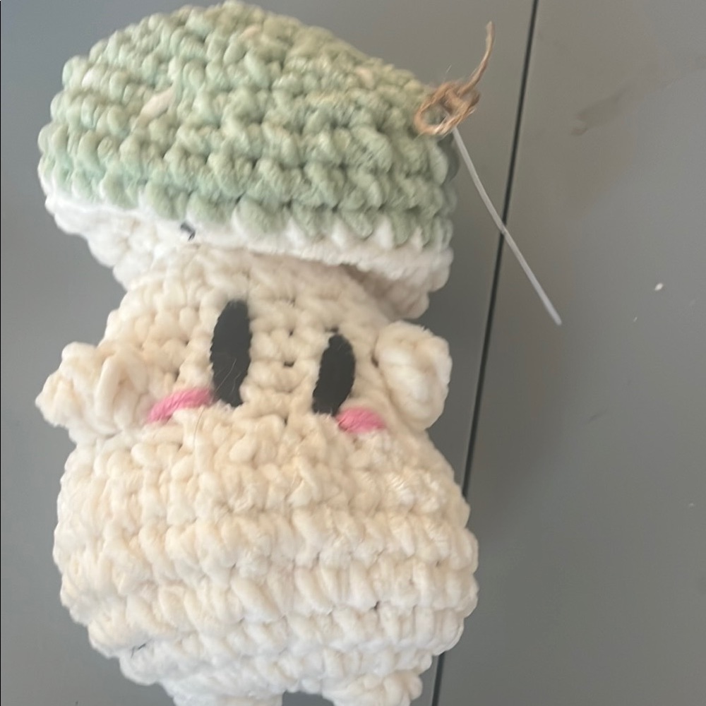 Handcrafted Plush Mushroom Decor